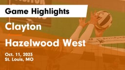 Clayton  vs Hazelwood West  Game Highlights - Oct. 11, 2023