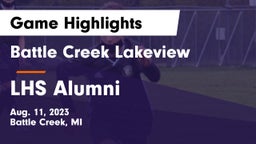 Battle Creek Lakeview  vs LHS Alumni Game Highlights - Aug. 11, 2023