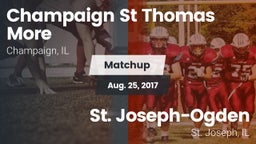 Matchup: Champaign St Thomas vs. St. Joseph-Ogden  2017