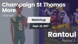 Matchup: Champaign St Thomas vs. Rantoul  2017