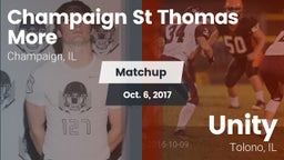 Matchup: Champaign St Thomas vs. Unity  2017