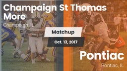 Matchup: Champaign St Thomas vs. Pontiac  2017