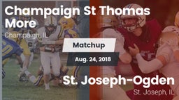Matchup: Champaign St Thomas vs. St. Joseph-Ogden  2018