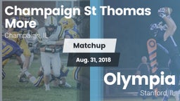 Matchup: Champaign St Thomas vs. Olympia  2018