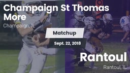Matchup: Champaign St Thomas vs. Rantoul  2018