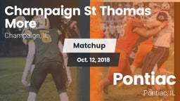 Matchup: Champaign St Thomas vs. Pontiac  2018