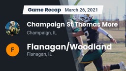Recap: Champaign St Thomas More  vs. Flanagan/Woodland  2021