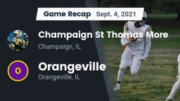 Recap: Champaign St Thomas More  vs. Orangeville  2021