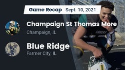 Recap: Champaign St Thomas More  vs. Blue Ridge  2021