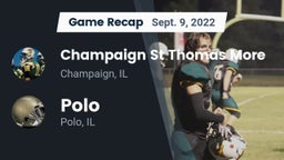 Recap: Champaign St Thomas More  vs. Polo  2022