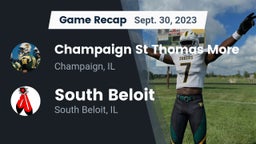 Recap: Champaign St Thomas More  vs. South Beloit  2023
