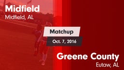 Matchup: Midfield  vs. Greene County  2016