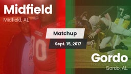 Matchup: Midfield  vs. Gordo  2017