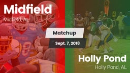 Matchup: Midfield  vs. Holly Pond  2018
