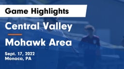 Central Valley  vs Mohawk Area  Game Highlights - Sept. 17, 2022