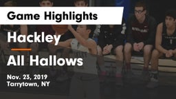 Hackley  vs All Hallows  Game Highlights - Nov. 23, 2019