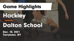 Hackley  vs Dalton School Game Highlights - Dec. 10, 2021