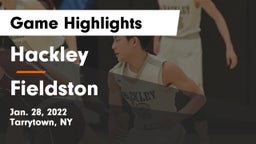 Hackley  vs Fieldston  Game Highlights - Jan. 28, 2022