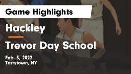 Hackley  vs Trevor Day School Game Highlights - Feb. 5, 2022