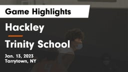 Hackley  vs Trinity School Game Highlights - Jan. 13, 2023