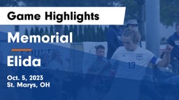 Memorial  vs Elida  Game Highlights - Oct. 5, 2023
