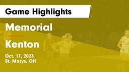 Memorial  vs Kenton  Game Highlights - Oct. 17, 2023