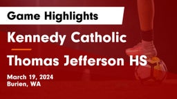Kennedy Catholic  vs Thomas Jefferson HS Game Highlights - March 19, 2024