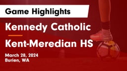 Kennedy Catholic  vs Kent-Meredian HS Game Highlights - March 28, 2024