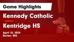 Kennedy Catholic  vs Kentridge HS Game Highlights - April 10, 2024
