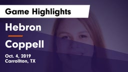 Hebron  vs Coppell  Game Highlights - Oct. 4, 2019
