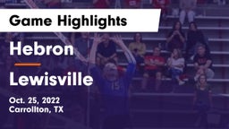 Hebron  vs Lewisville  Game Highlights - Oct. 25, 2022