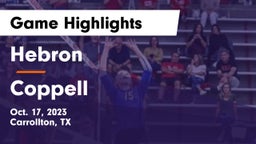Hebron  vs Coppell  Game Highlights - Oct. 17, 2023