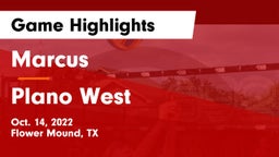 Marcus  vs Plano West Game Highlights - Oct. 14, 2022