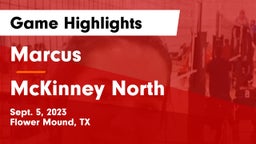 Marcus  vs McKinney North  Game Highlights - Sept. 5, 2023