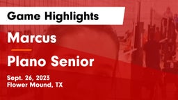 Marcus  vs Plano Senior  Game Highlights - Sept. 26, 2023