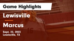 Lewisville  vs Marcus  Game Highlights - Sept. 22, 2023