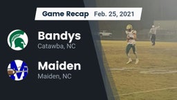Recap: Bandys  vs. Maiden  2021