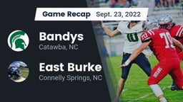 Recap: Bandys  vs. East Burke  2022