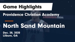 Providence Christian Academy  vs North Sand Mountain  Game Highlights - Dec. 28, 2020