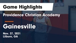Providence Christian Academy  vs Gainesville Game Highlights - Nov. 27, 2021