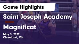 Saint Joseph Academy vs Magnificat  Game Highlights - May 3, 2022