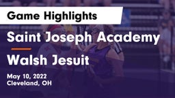 Saint Joseph Academy vs Walsh Jesuit  Game Highlights - May 10, 2022