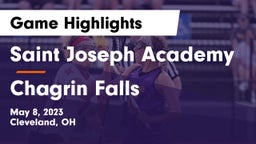 Saint Joseph Academy vs Chagrin Falls  Game Highlights - May 8, 2023