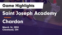 Saint Joseph Academy vs Chardon  Game Highlights - March 16, 2024