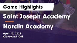 Saint Joseph Academy vs Nardin Academy Game Highlights - April 13, 2024