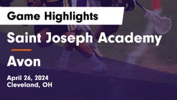 Saint Joseph Academy vs Avon  Game Highlights - April 26, 2024