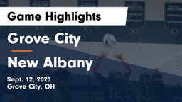 Grove City  vs New Albany  Game Highlights - Sept. 12, 2023