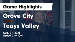 Grove City  vs Teays Valley  Game Highlights - Aug. 21, 2023