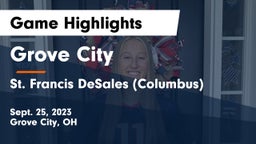 Grove City  vs St. Francis DeSales  (Columbus) Game Highlights - Sept. 25, 2023