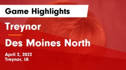 Treynor  vs Des Moines North  Game Highlights - April 2, 2022